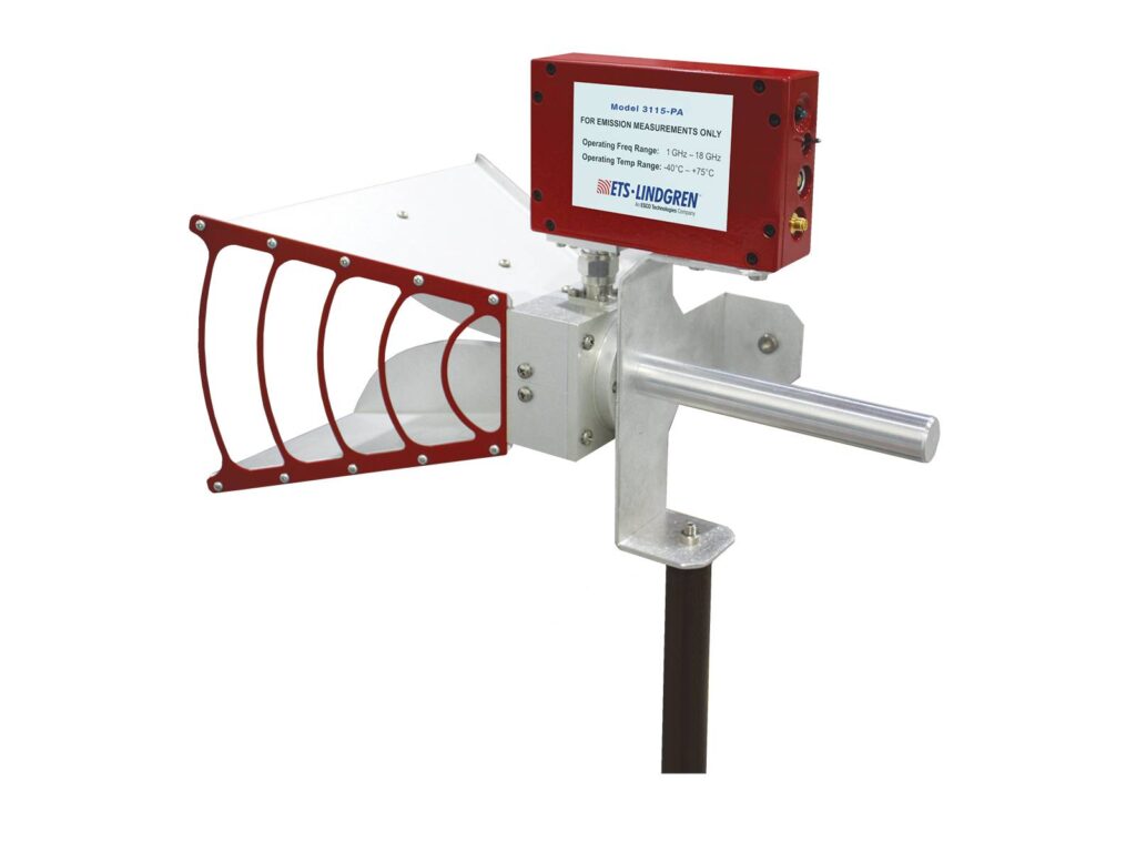 3115-PB Double-Ridged Waveguide Horn with Pre-Amp Package